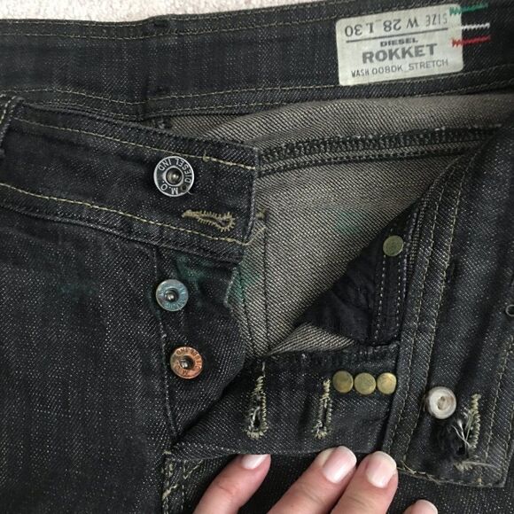 Diesel Rokket Black Jeans - Picture 4 of 11